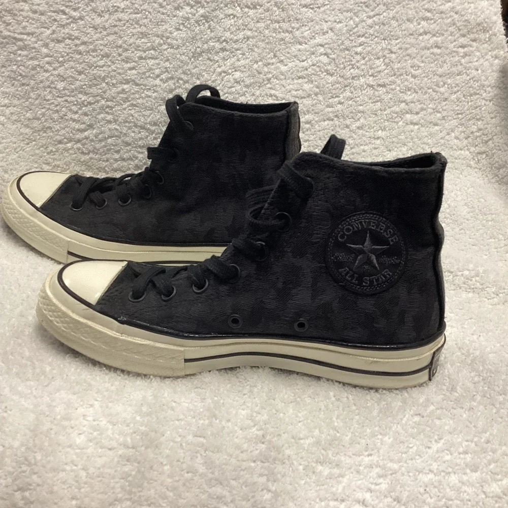Converse Chuck 70 Hi Black Tonal Camo High Top Sneakers Unisex 169123C
